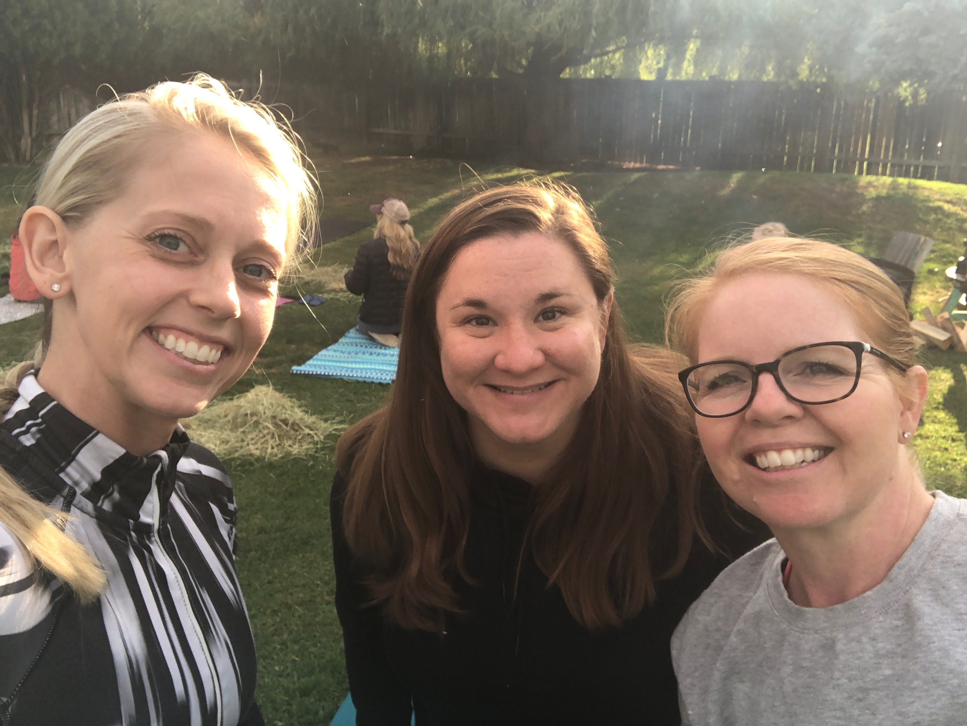 Boise Goat Yoga with friends