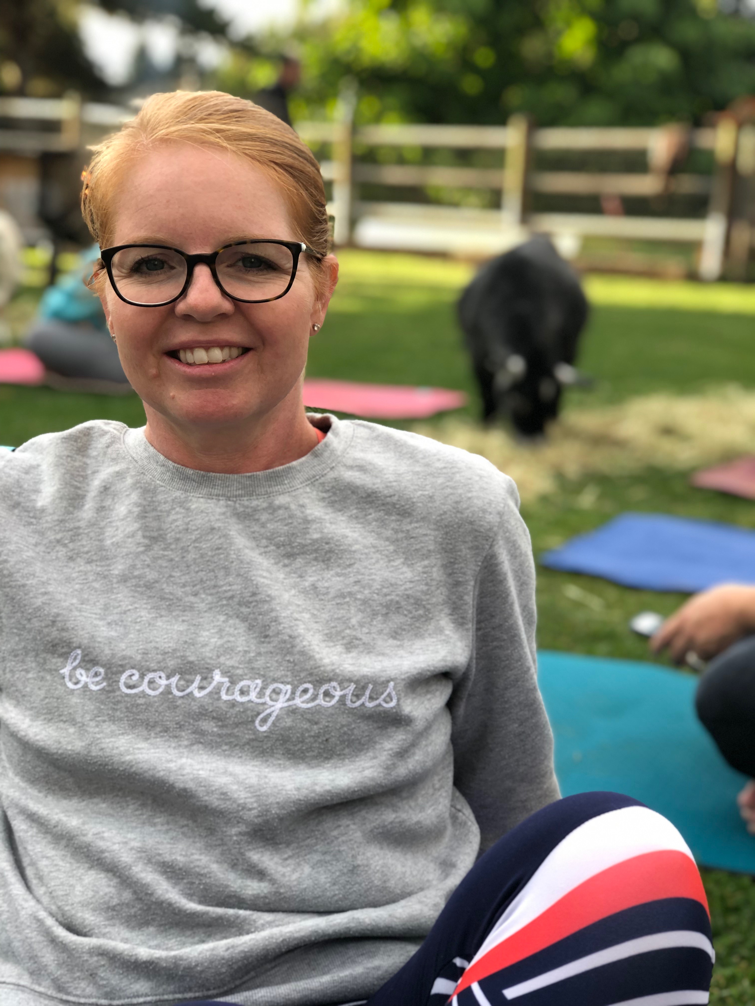 Boise Goat Yoga with Friends