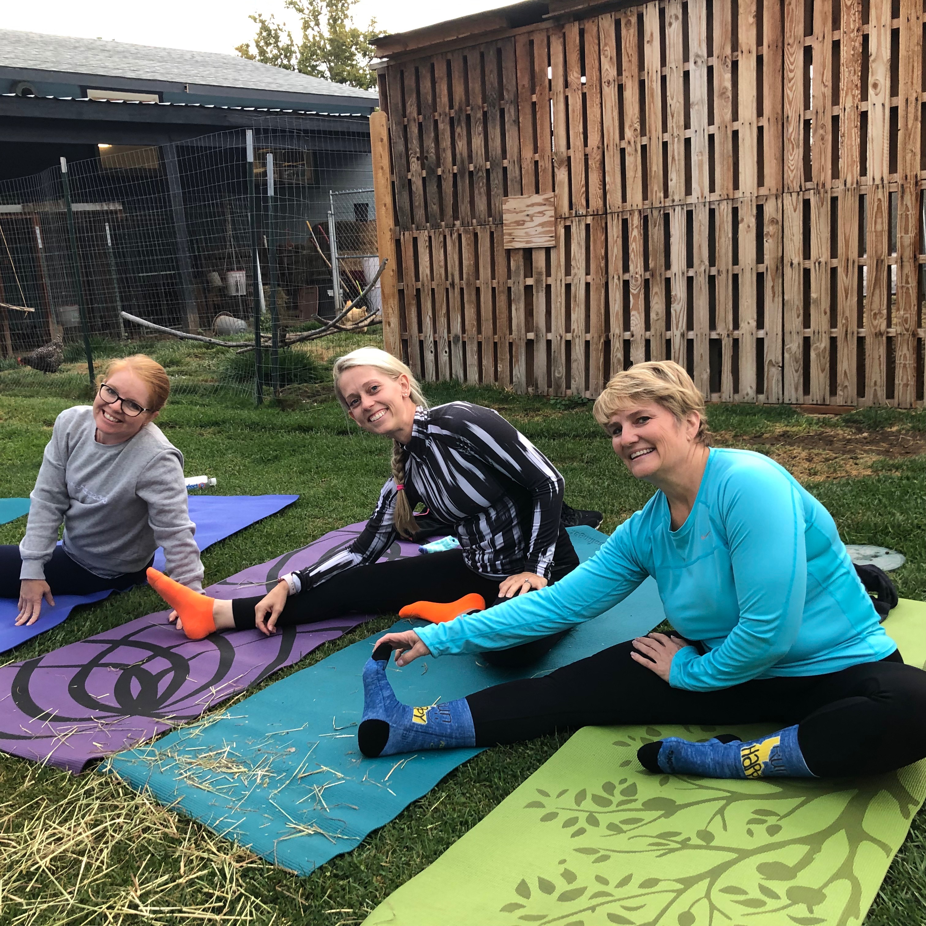Boise Goat Yoga with Friends